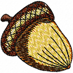 Acorn Embroidery Design 5 Acorn Embroidery Design 5